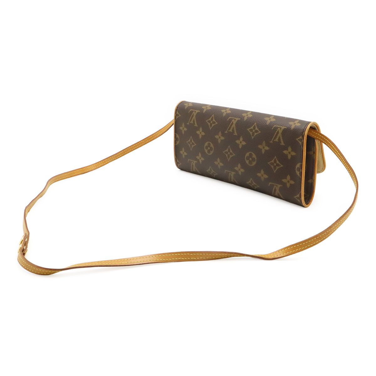 Louis Vuitton Monogram Pochette Twin GM Shoulder Bag Crossbody 2-Way Clutch — view 2