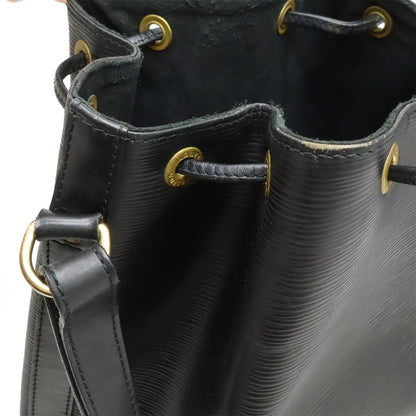 Louis Vuitton Epi Noe Shoulder Bag Drawstring Noir Black Gold — view 6