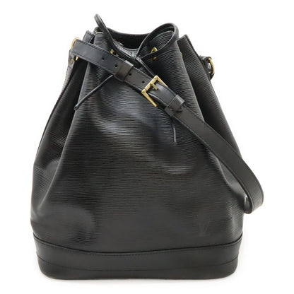 Louis Vuitton Epi Noe Shoulder Bag Drawstring Noir Black Gold