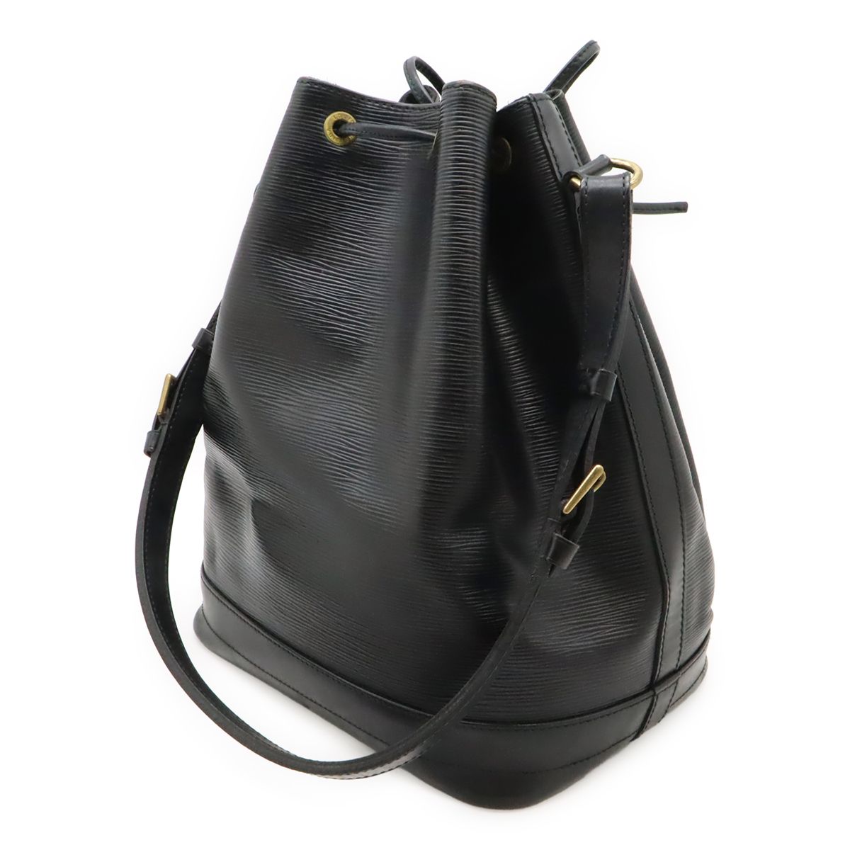 Louis Vuitton Epi Noe Shoulder Bag Drawstring Noir Black Gold — view 2