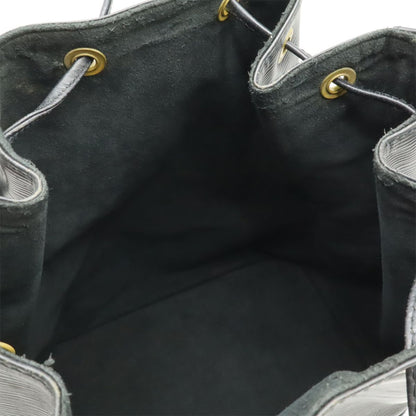 Louis Vuitton Epi Noe Shoulder Bag Drawstring Noir Black Gold — view 5