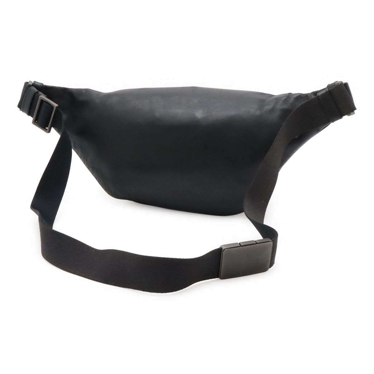 Bottega Veneta Intrecciato Belt Bag Waist Pouch Hip Leather Black — view 2