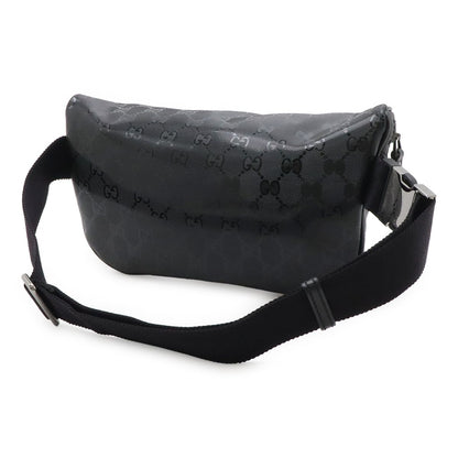 Gucci GG Supreme Belt Bag Waist Pouch Hip Leather Black — view 2
