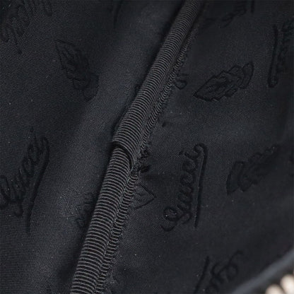 Gucci GG Supreme Belt Bag Waist Pouch Hip Leather Black — view 7