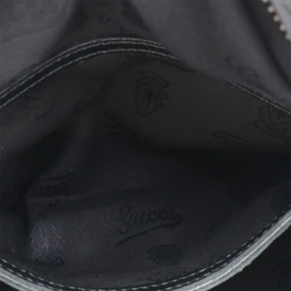 Gucci GG Supreme Belt Bag Waist Pouch Hip Leather Black — view 8