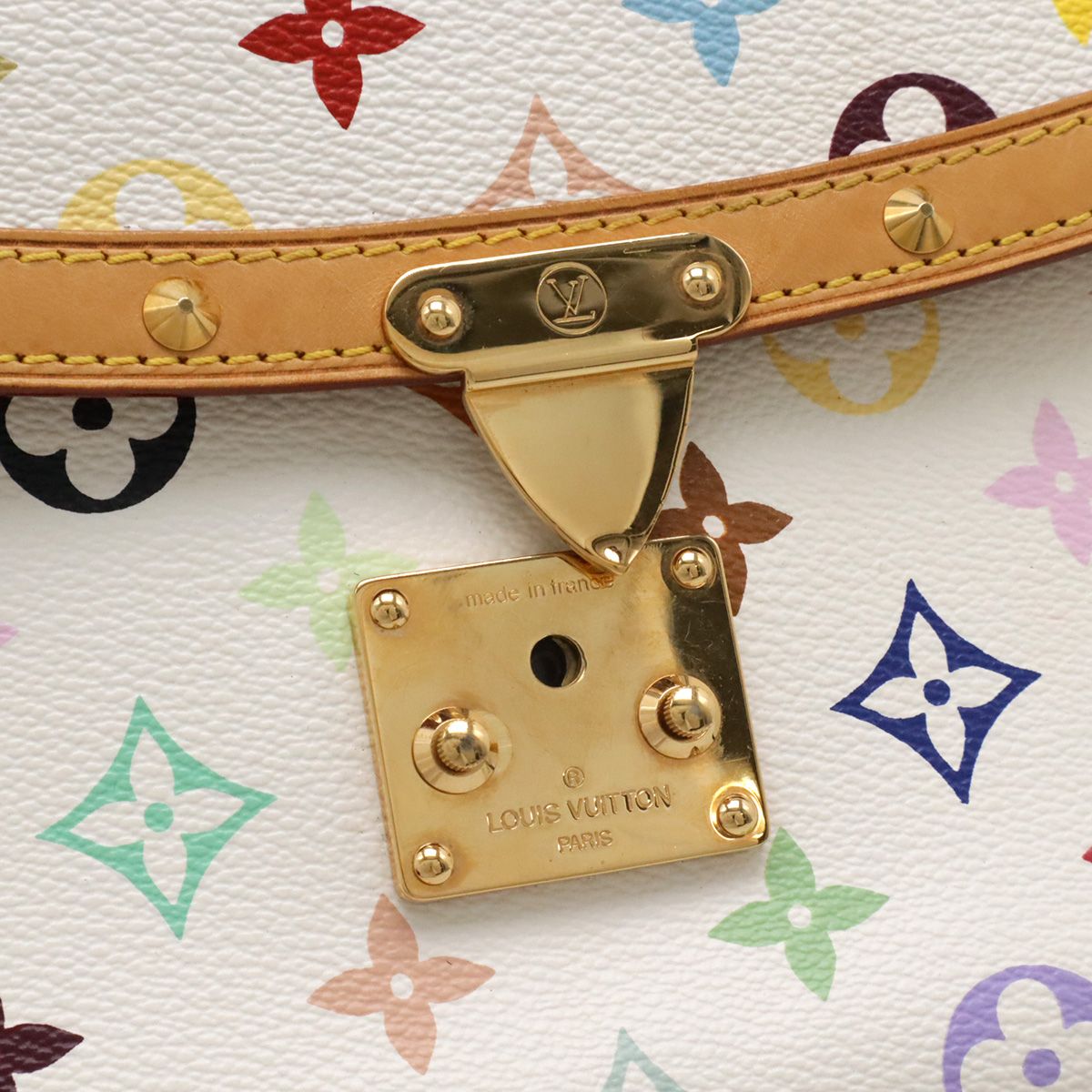 Louis Vuitton Monogram Multicolor Sologne Shoulder Bag Crossbody Blanc White — view 7