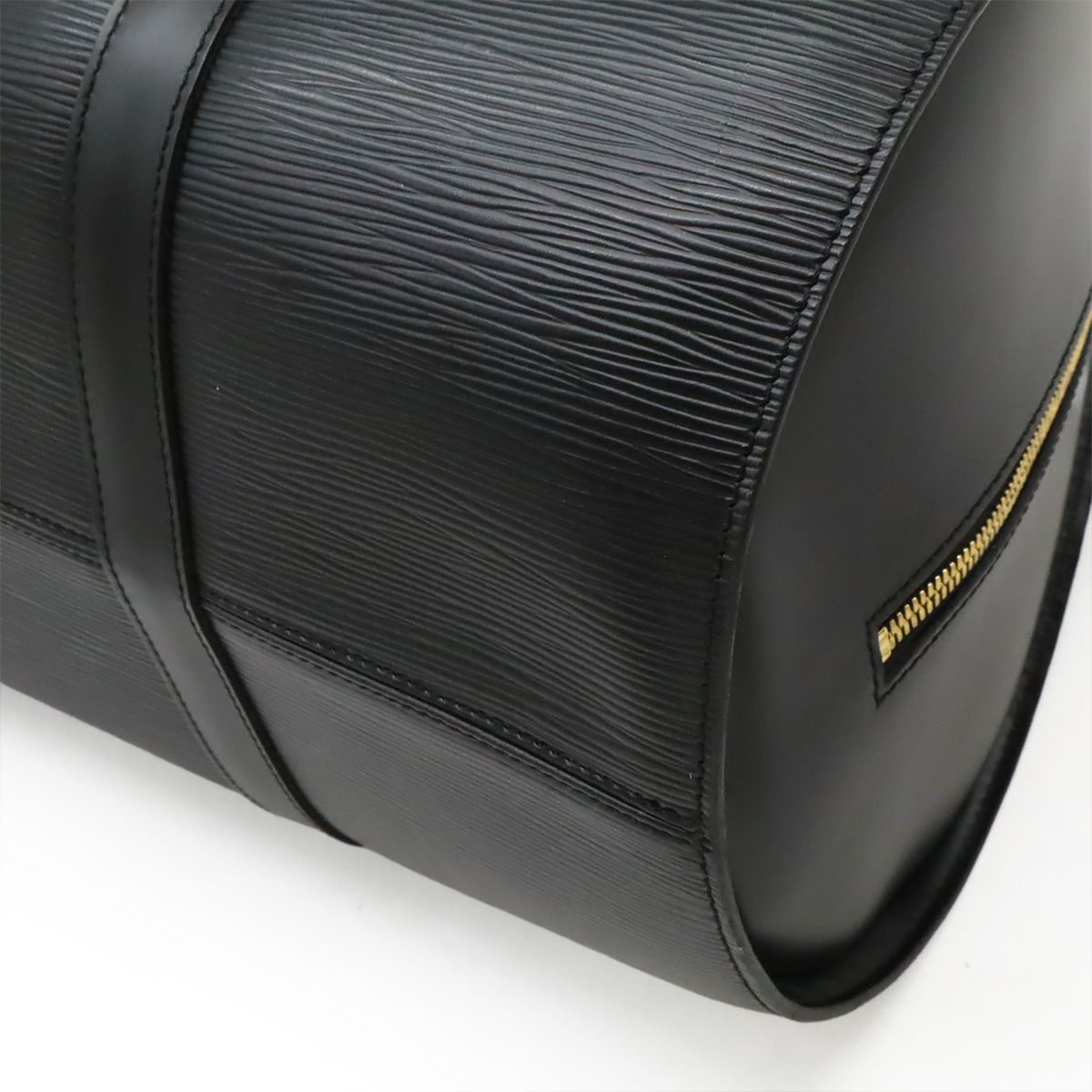 Louis Vuitton Epi Solferino GM Boston Bag Noir Black Gold — view 3