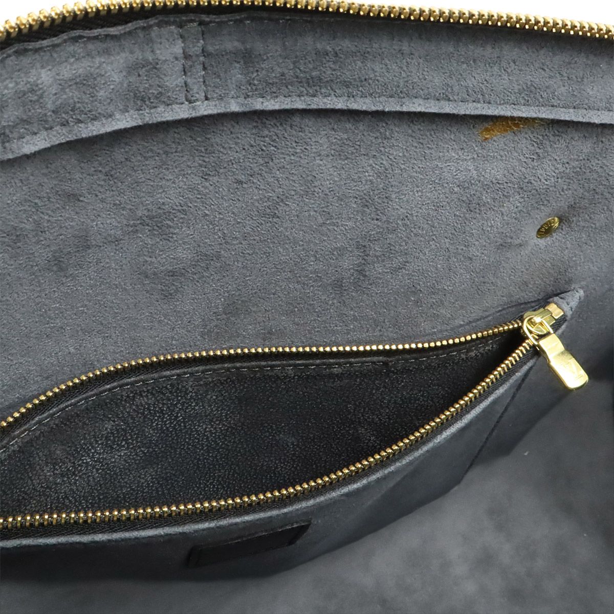 Louis Vuitton Epi Solferino GM Boston Bag Noir Black Gold — view 7