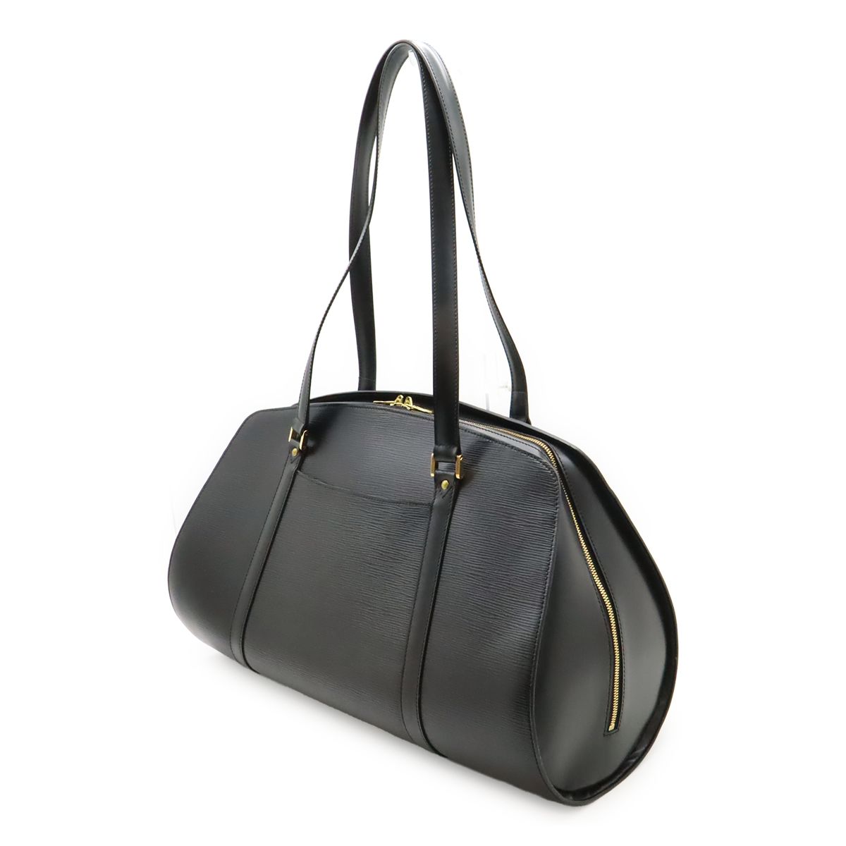 Louis Vuitton Epi Solferino GM Boston Bag Noir Black Gold — view 2