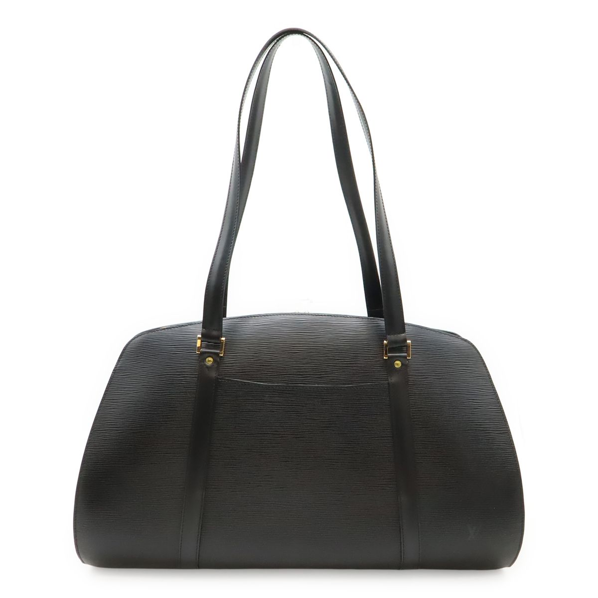 Louis Vuitton Epi Solferino GM Boston Bag Noir Black Gold