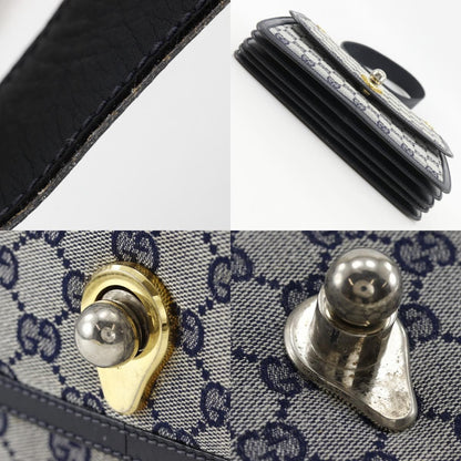 Gucci Vintage GG Canvas Navy Shoulder — view 9