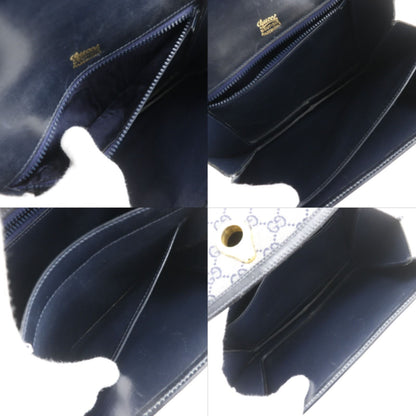 Gucci Vintage GG Canvas Navy Shoulder — view 6