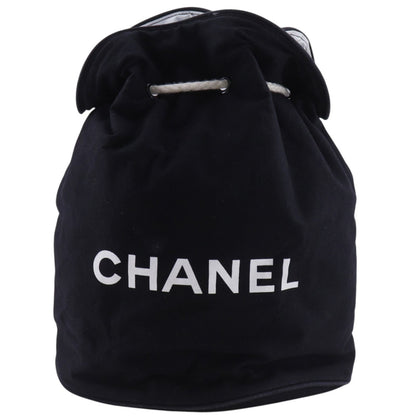 Chanel Pool Logo Cotton Black Shoulder