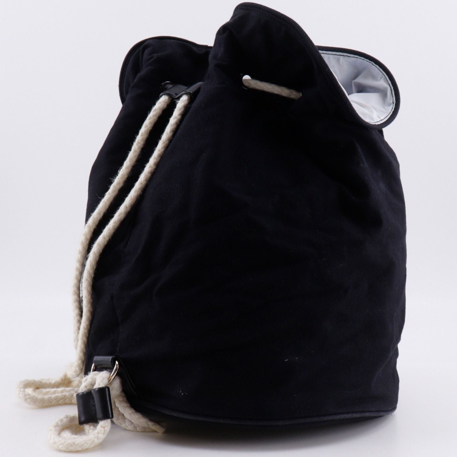 Chanel Pool Logo Cotton Black Shoulder — view 3