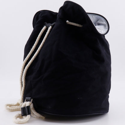 Chanel Pool Logo Cotton Black Shoulder — view 3