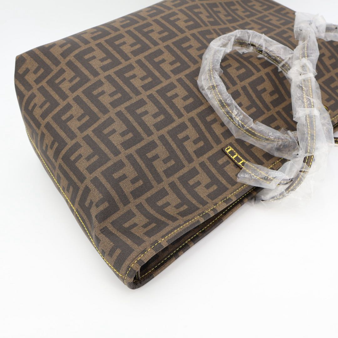 Fendi Zucca Pattern Tote — view 4