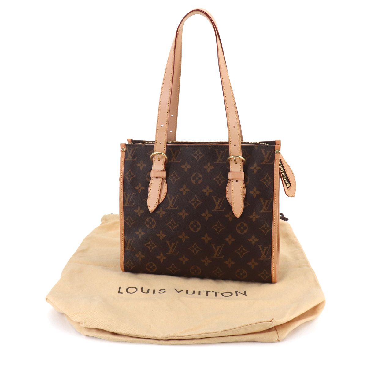 Louis Vuitton Monogram Popincourt Au Tote Brown Gold — view 2