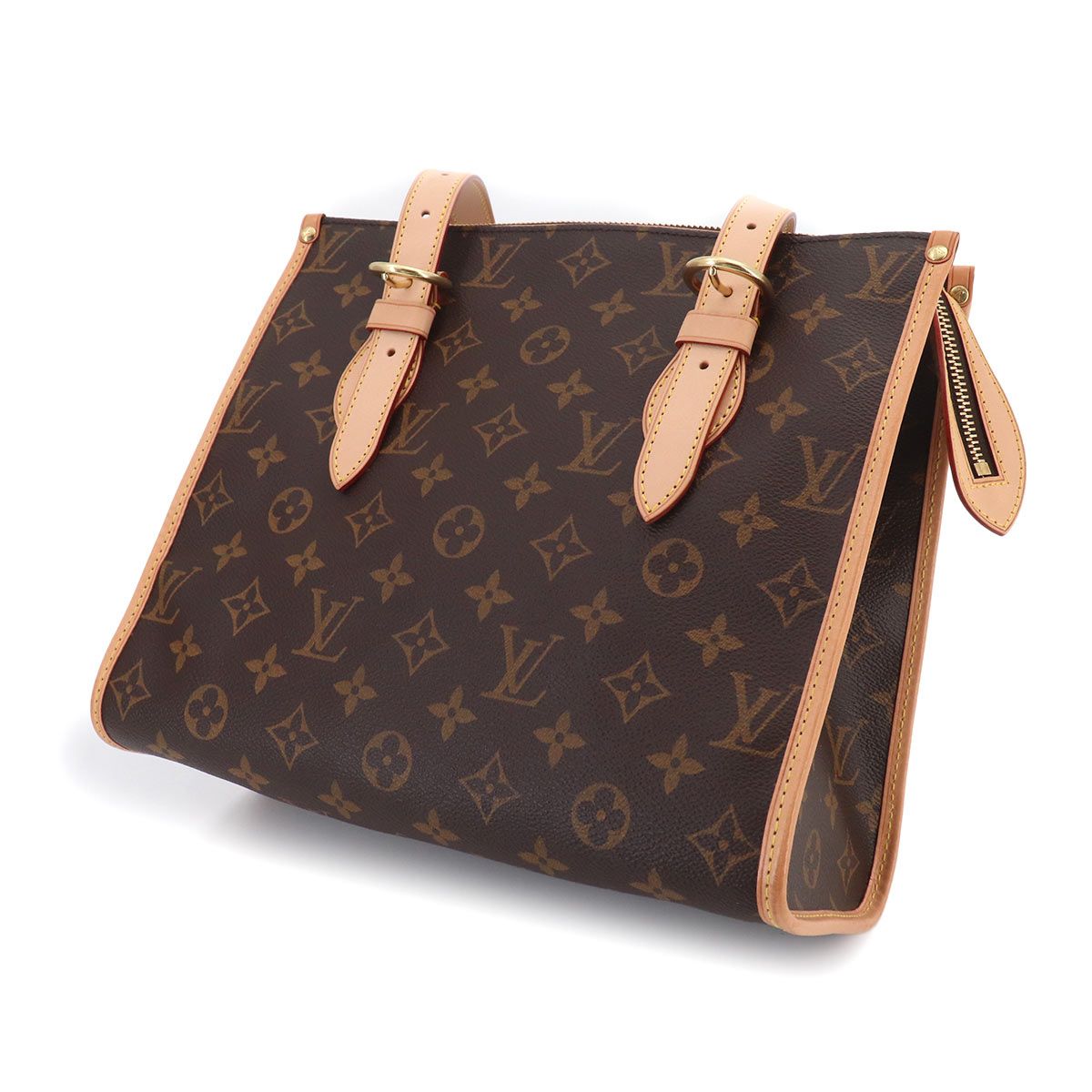 Louis Vuitton Monogram Popincourt Au Tote Brown Gold — view 9