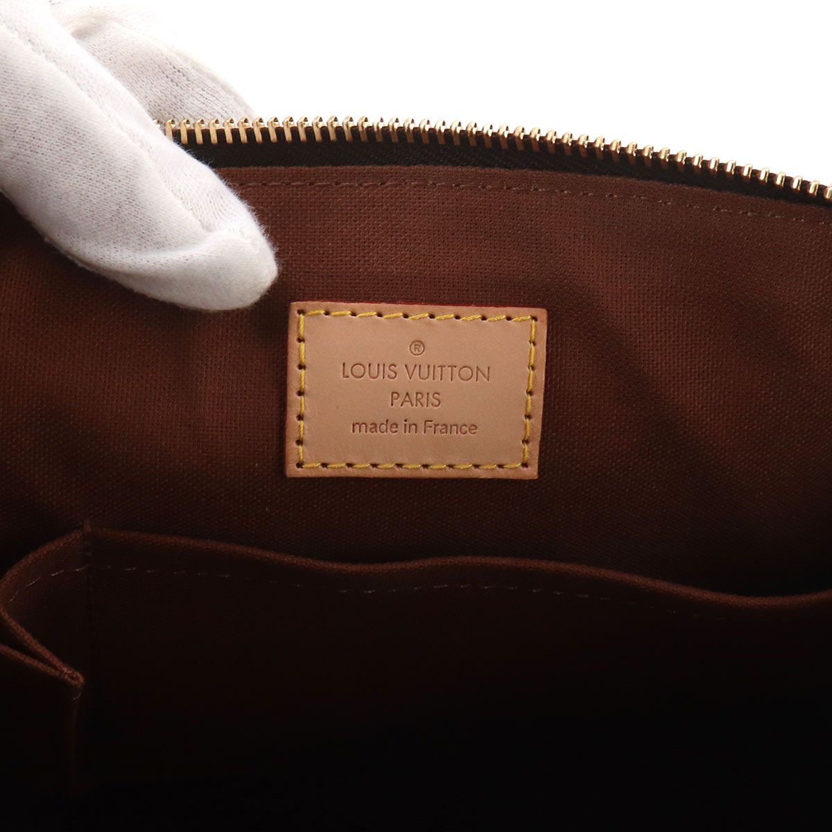 Louis Vuitton Monogram Popincourt Au Tote Brown Gold — view 8