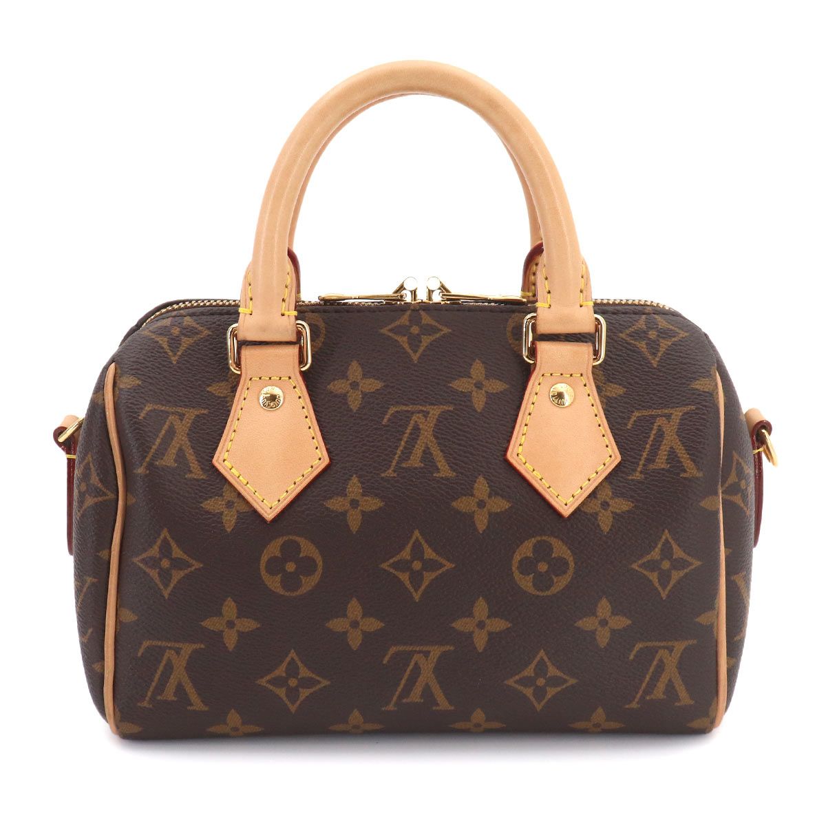 Louis Vuitton Monogram Speedy Bandouliere 20 2-Way Bag Beige — view 3