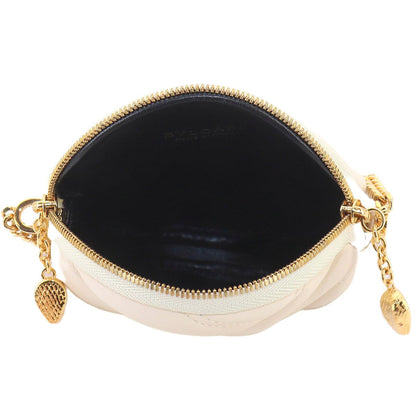 Bvlgari Serpenti Cabochon Mini Shoulder Bag Leather White — view 6