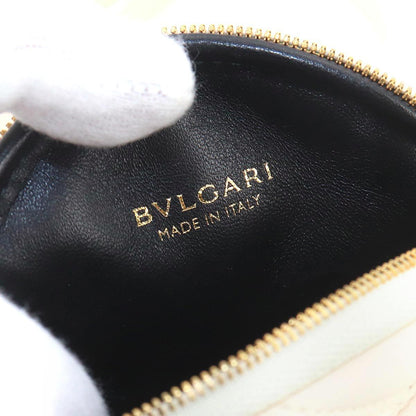 Bvlgari Serpenti Cabochon Mini Shoulder Bag Leather White — view 7