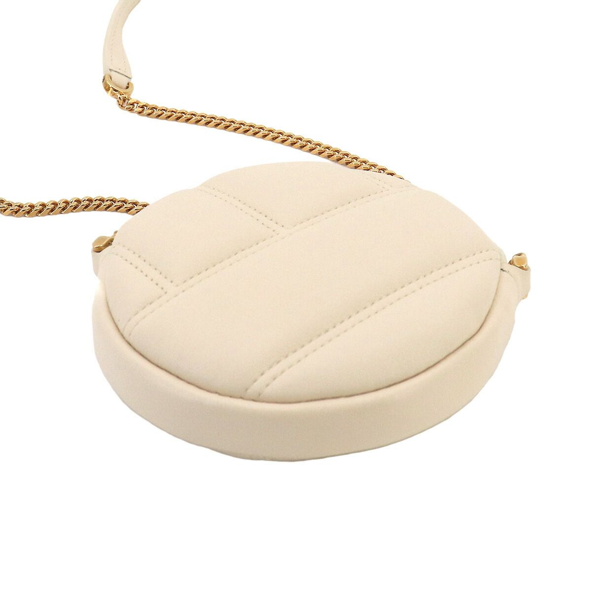Bvlgari Serpenti Cabochon Mini Shoulder Bag Leather White — view 4