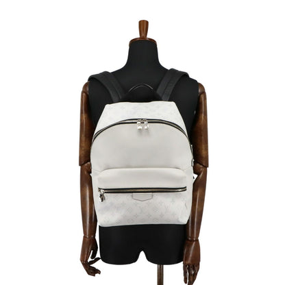 Louis Vuitton Taigarama Discovery Backpack Leather Blanc — view 9