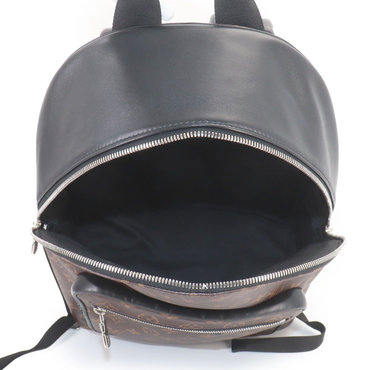 Louis Vuitton Monogram Macassar Josh NV Backpack Brown Black — view 5