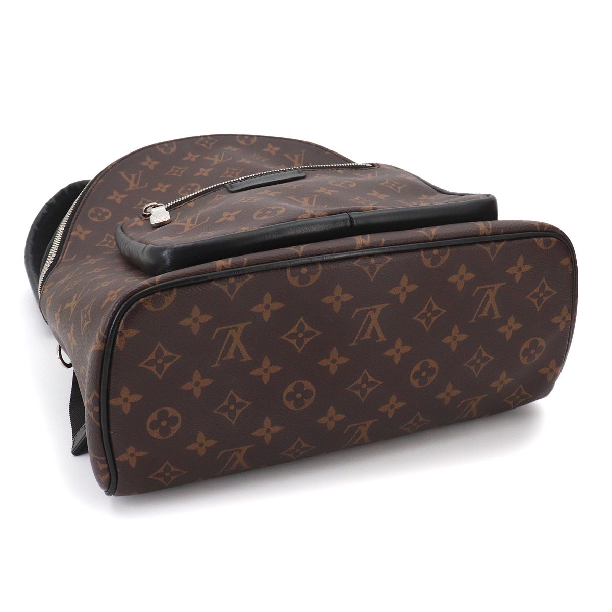 Louis Vuitton Monogram Macassar Josh NV Backpack Brown Black — view 4