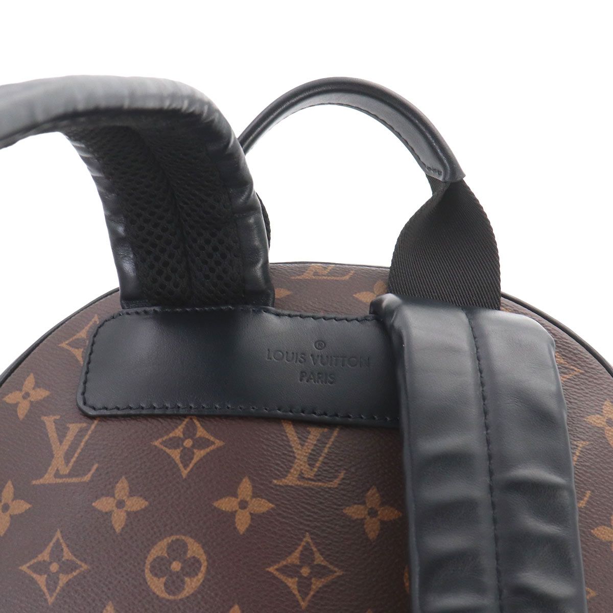 Louis Vuitton Monogram Macassar Josh NV Backpack Brown Black — view 7