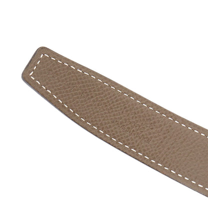 Hermes Constance Reversible Belt Swift Epsom Black Etoupe 75 — view 7