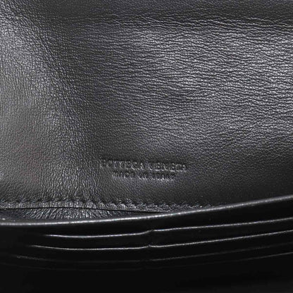 Bottega Veneta Intrecciato Bifold Wallet Leather Black — view 9