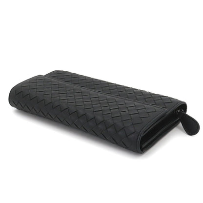 Bottega Veneta Intrecciato Bifold Wallet Leather Black — view 4