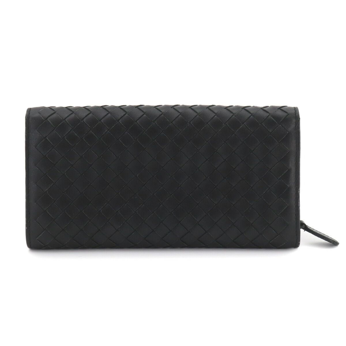 Bottega Veneta Intrecciato Bifold Wallet Leather Black — view 2