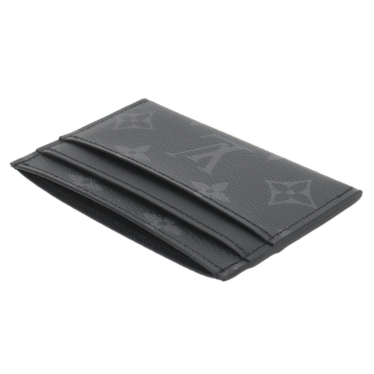 Louis Vuitton Monogram Eclipse Card Holder Double Case — view 4