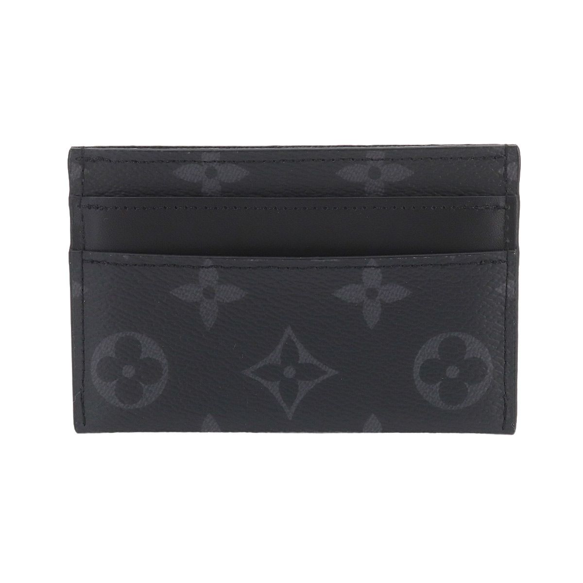 Louis Vuitton Monogram Eclipse Card Holder Double Case — view 3