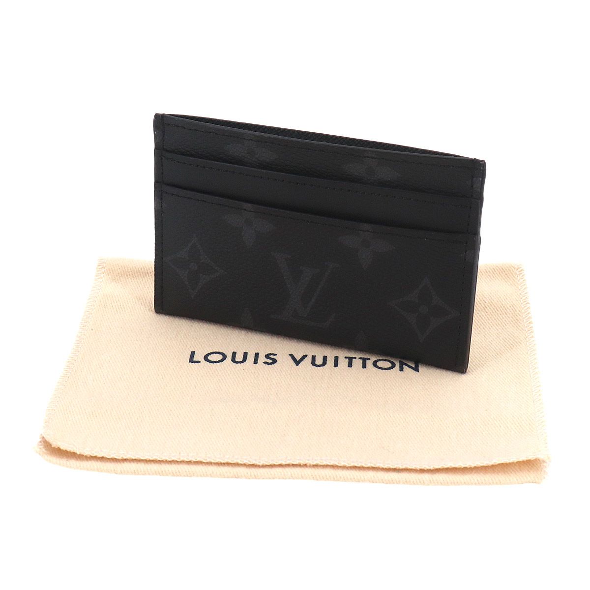 Louis Vuitton Monogram Eclipse Card Holder Double Case — view 2