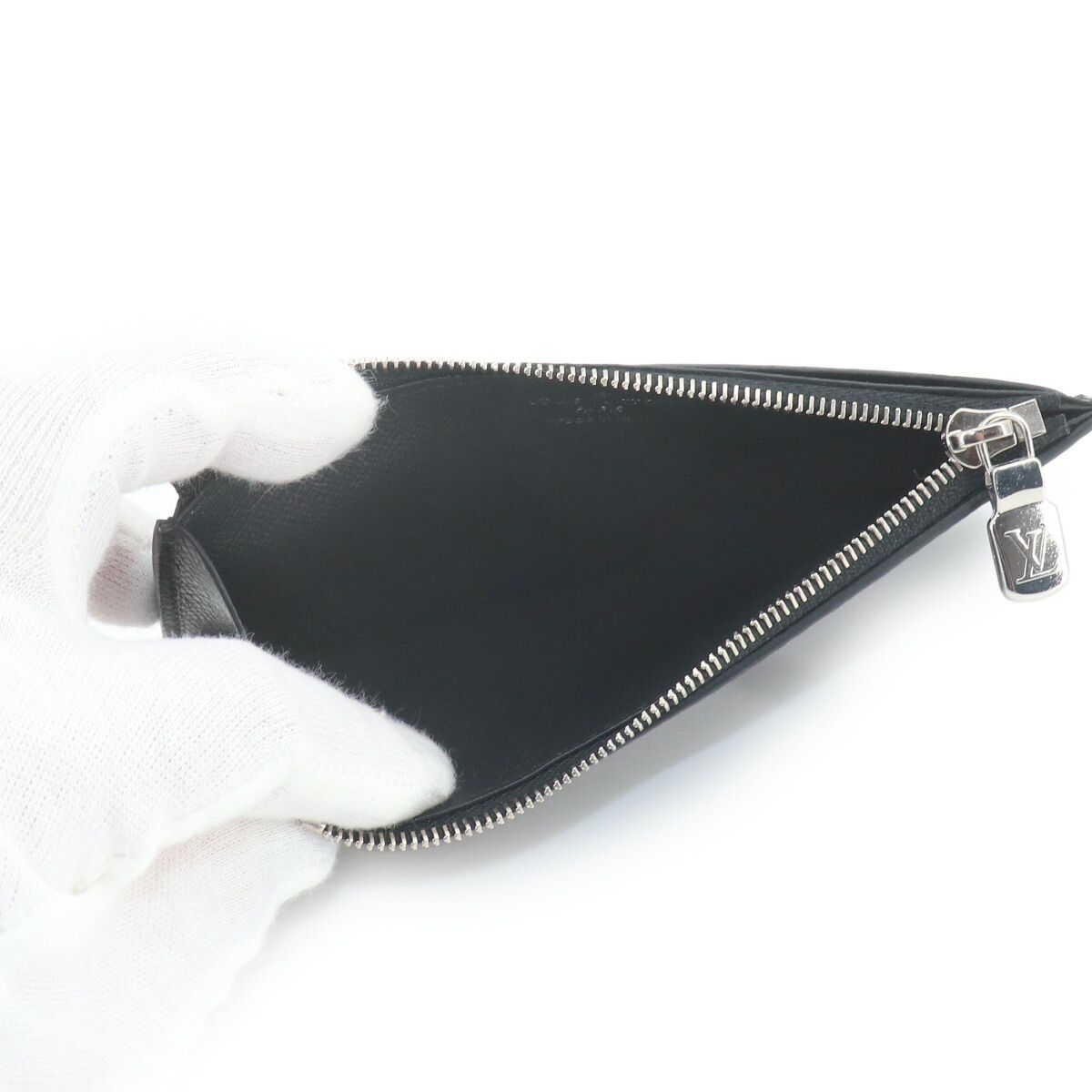 Louis Vuitton Taigarama Coin Card Holder Case Noir — view 6