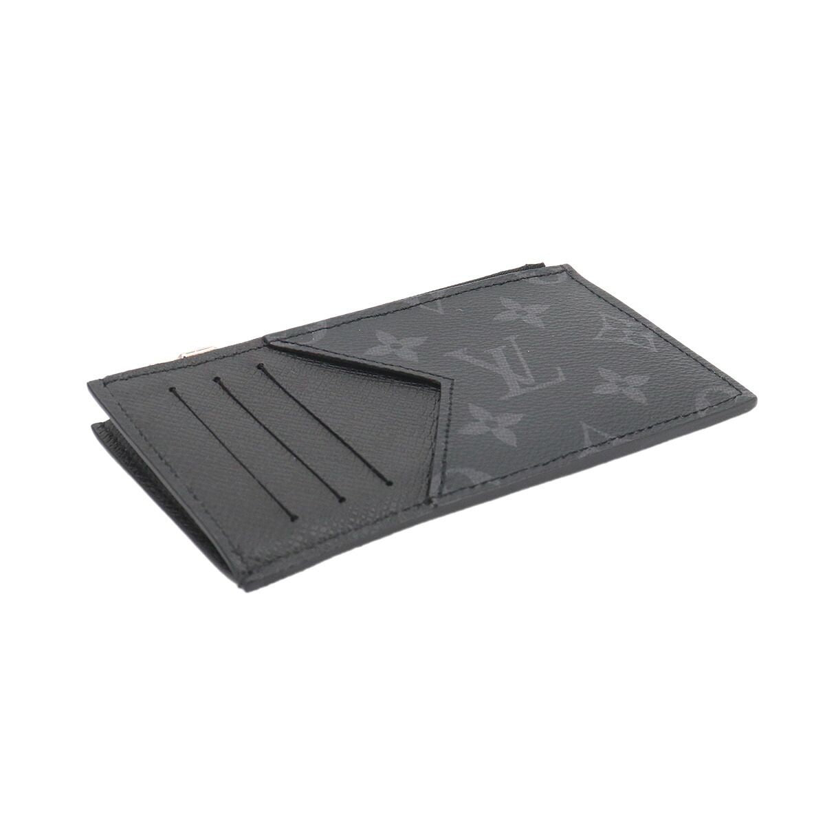 Louis Vuitton Taigarama Coin Card Holder Case Noir — view 3