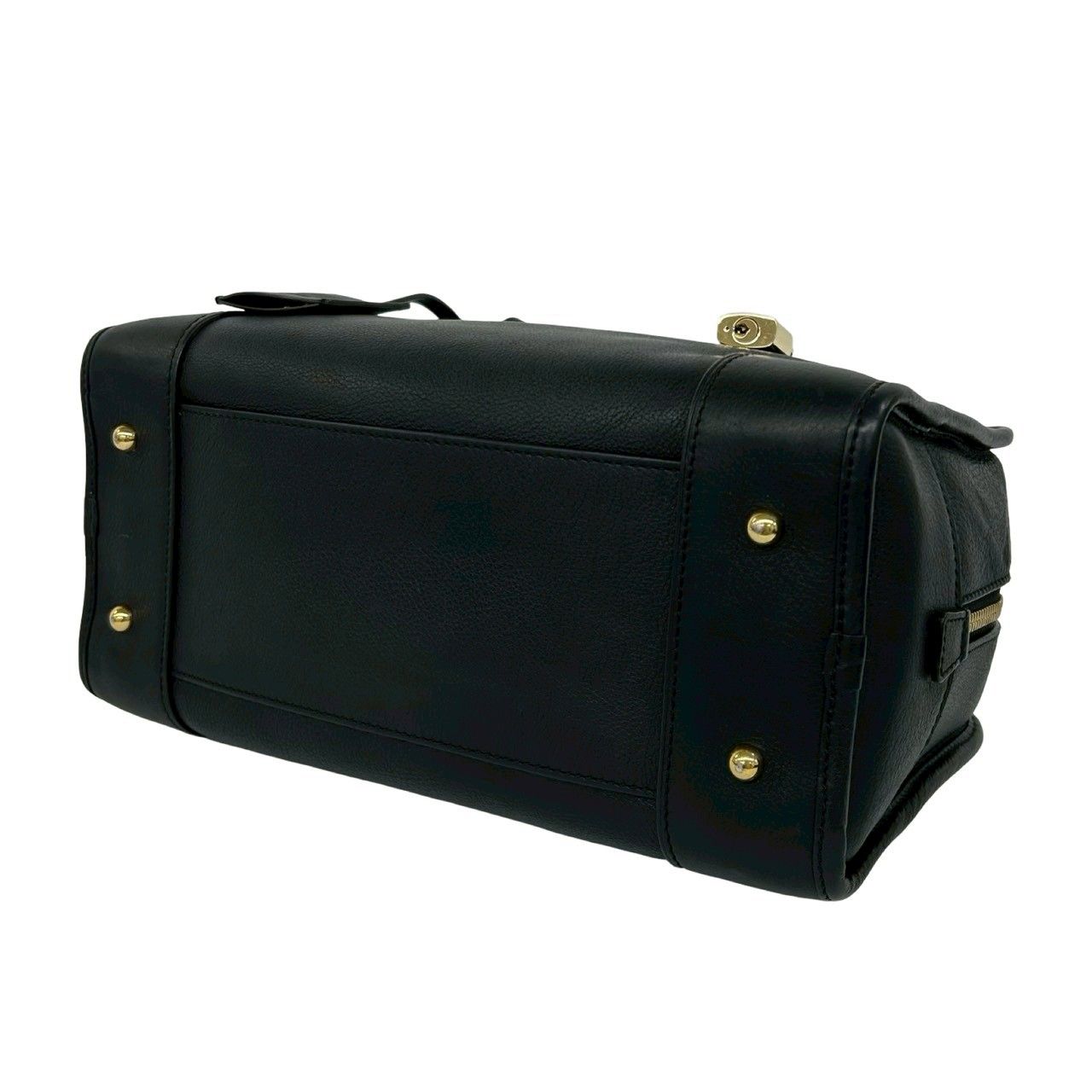 Loewe Amazona 28 Anagram Logo Leather Mini Boston Bag Black — view 8