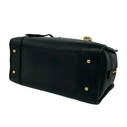 Loewe Amazona 28 Anagram Logo Leather Mini Boston Bag Black — view 8