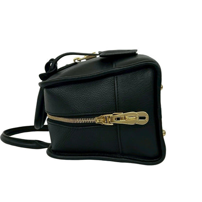 Loewe Amazona 28 Anagram Logo Leather Mini Boston Bag Black — view 5