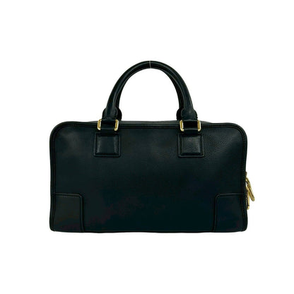 Loewe Amazona 28 Anagram Logo Leather Mini Boston Bag Black — view 3