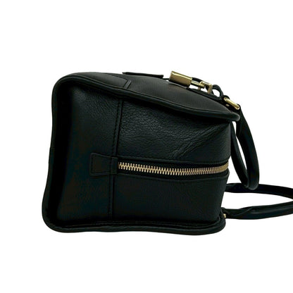 Loewe Amazona 28 Anagram Logo Leather Mini Boston Bag Black — view 6