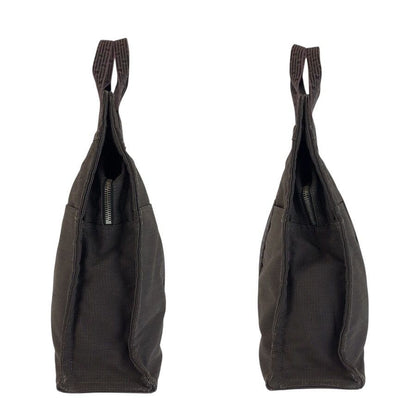 Hermes Her Line Gray Silver Polyamide Polyester Tote — view 7