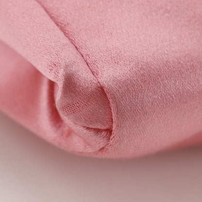 Prada Drawstring Satin Pink Handbag — view 4