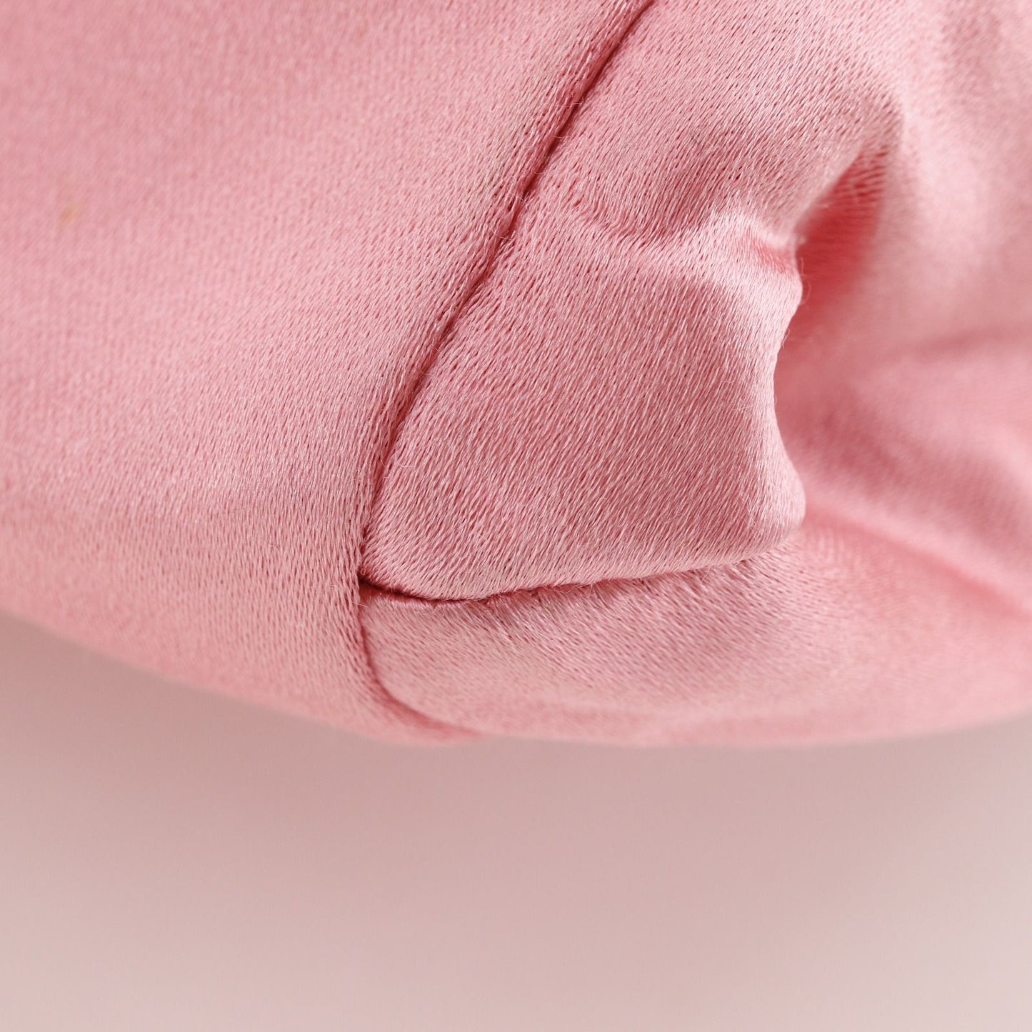 Prada Drawstring Satin Pink Handbag — view 5