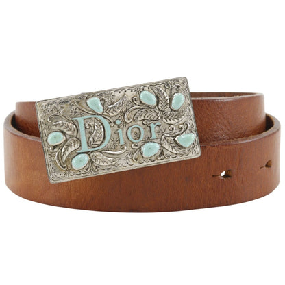 Dior Leather Brown Belt