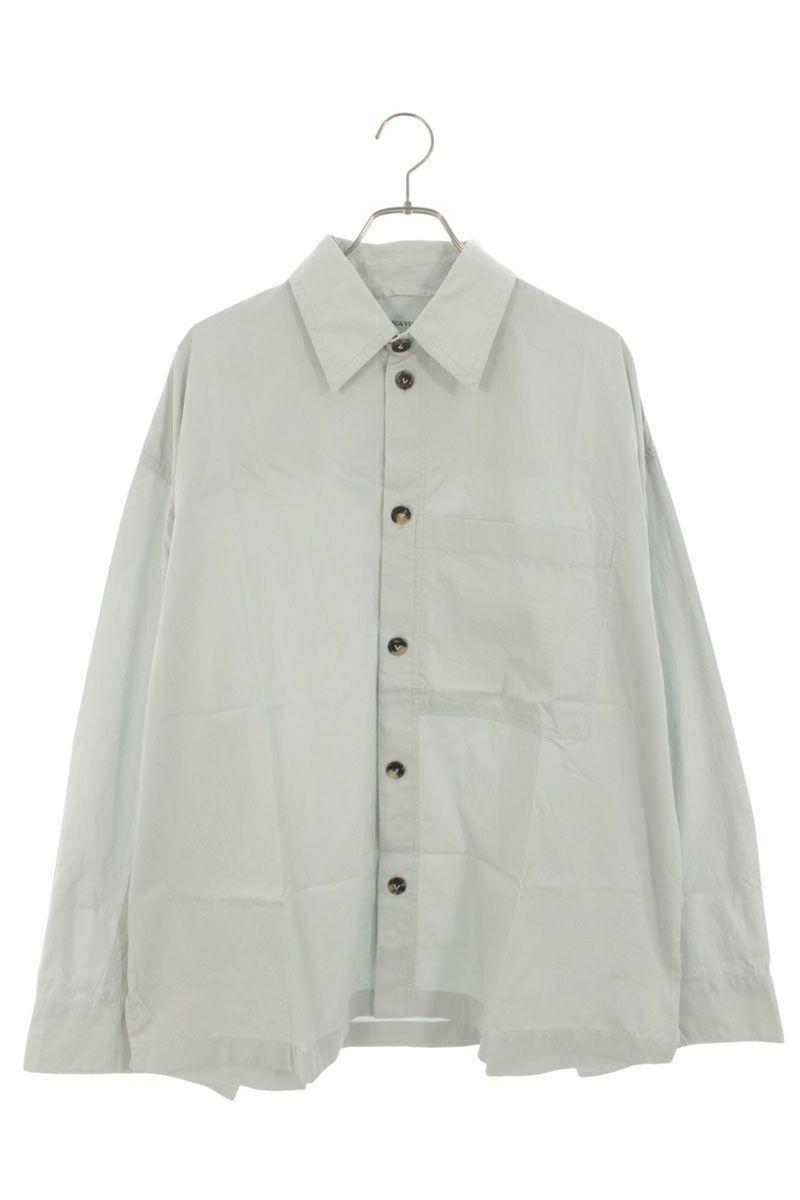 Bottega Veneta Cotton Silk Oversize Long Sleeve Shirt 48